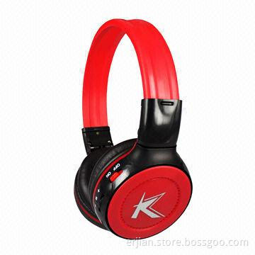 Foldable Headphones with MP3 Player, 20mW Rated Power, CE/RoHS Mark